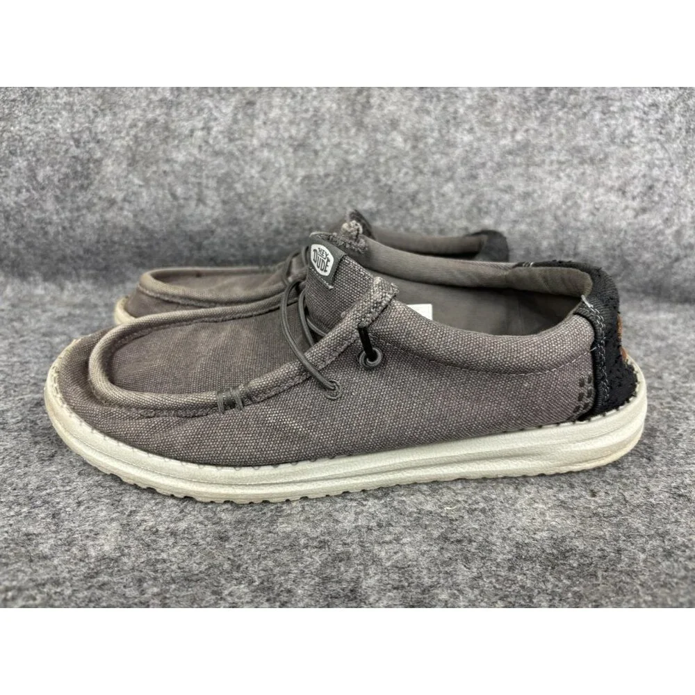Hey‎ Dude Wally Workwear Shoes Mens Size 8 Casual Loafers Comfort Slip On